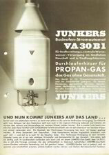 Junkers Dessau VA 30 B1 Propan Gas Durchlauferhitzer Prospekt um 1939