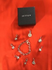 "JETTE JOOP" Armband für Charm-Anhänger 925 Silber Gliederarmband Kette massiv