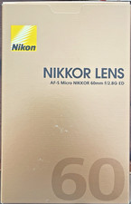 Nikon Nikkor Lens AF-S Micro