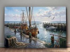 Leinandbild Stille im