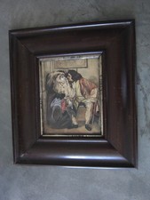 Aquarell von 1919, signiert, humoristische Zeichnung