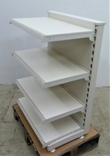 Wandregal B 100cm Höhe 160cm Tegometall f Süßwaren Regale weiss Tego/Eden/Vendox