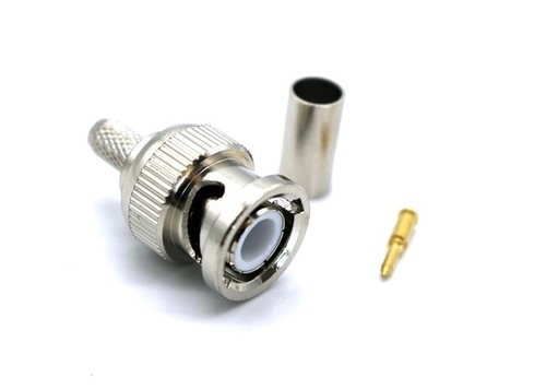 Bnc crimpstecker für 155 - bnc, h-155