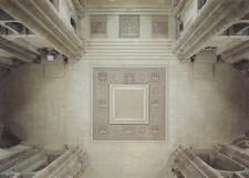 Alte Postkarte - Köln - Groß St. Martin - Fußboden im Vierungsbereich