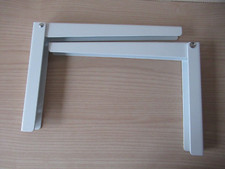 Klappkonsole  Metall  weiß  28cm x 20cm