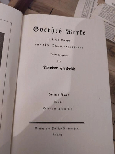 Goethes faust 2 reclam - faust,
