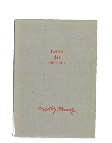 Kritik des herzens von - von, wilhelm