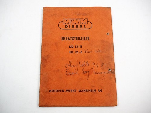 Mwm z dieselmotor - kd, e