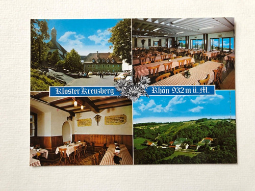Postkarte kloster kreuzberg - -,