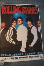 The Rolling Stones..Tour Poster.URBAN JUNGLE 1990 Frankfurt 118 x 83 cm Original
