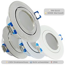 LED Bad-Einbaustrahler IP44