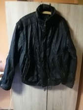 Schwarze Herren Lederjacke