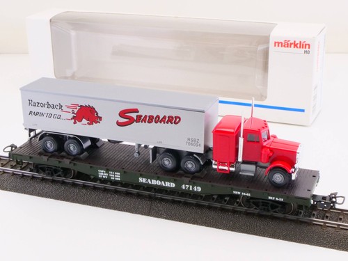 Märklin 4865 flatcar seaboard - 4865,