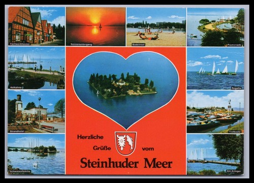 Ansichtskarte steinhuder meer - ansichtskarte,