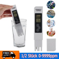 Digital TDS EC Wert Meter Messgerät Tester Aquarium Pool Wassertester 0-9999ppm
