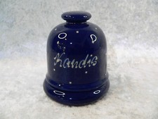 Rheinsberg Keramik blau weiße Punkte Marmeladendose Kandisdose
