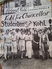 Helmut Kohl Wahlplakat ca