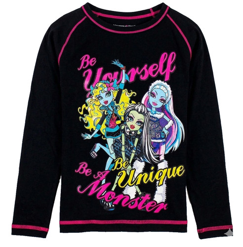 Monster high 140 shirt schwarz - high,