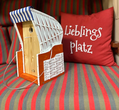 Strandkorb vogelhaus - strandkorb,
