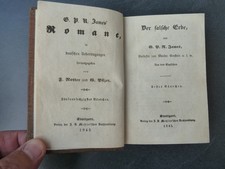 Altes Buch Roman 1843 komplett 6 Bände neu gebunden irgendwann mal
