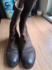 Pantanetti Stiefel, Gr.38, Leder, braun