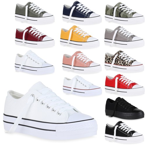 Damen plateau sneaker - plateau,