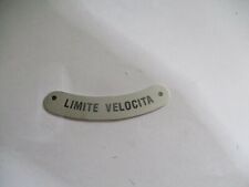 Typenschild FIAT Campagnola AR 55 59 Limite Velocita