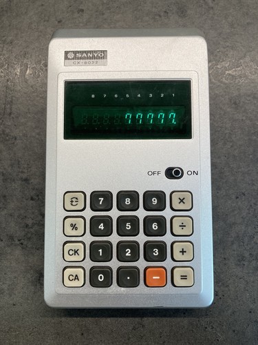 Sanyo 8032 taschenrechner - sanyo,