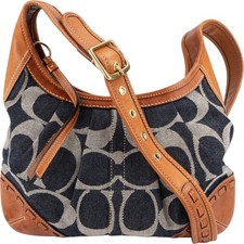 Coach Monogram Denim Signature