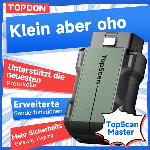 Topdon topscan master kfz obd2 - topdon,