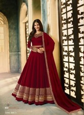 Bollywood Pakistan Party Schwer Neu Anarkali Salwar Kameez Hochzeit Abendkleid