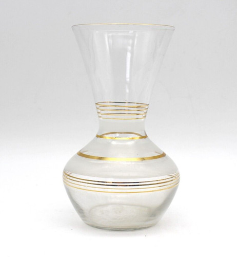 Klassische glas vase - vase, goldene