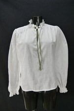 Gr.46 Trachtenbluse weiß
