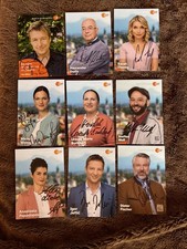 9 Autogrammkarten ZDF Die