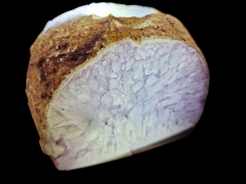 Achat-Geode-Teelichthalter