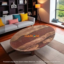 Leben Rand Holz Rot Epoxid