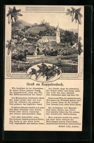 Postcard kappelrodeck town - postcard,