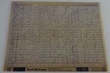 Microfich Teilekatalog Audi 80