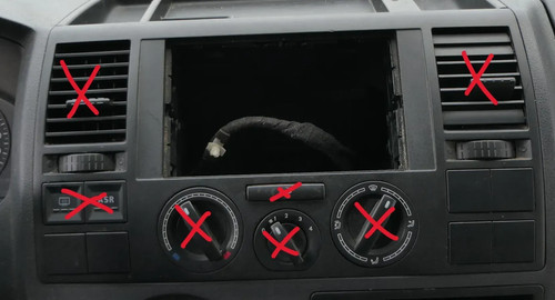 Blende mittelkonsole um - vw,