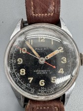 Median Technic – 1950er Handaufzug – 15 Rubis – Antimagnetic – Bastler