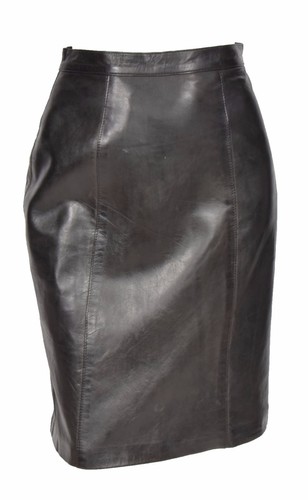Damen weicher lederrock - damen,