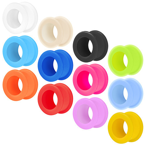 Silikon flesh tunnel plug - plug, ear