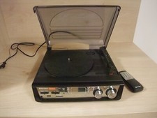 Roadstar USB Plattenspieler mit Radio und eingebauten Lautsprechern TTR 1923UCEN