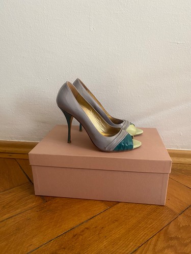 Miu lack pumps 37 - miu,