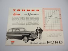 Ford Taunus 12M 55 PS Prospekt