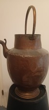 Antike Kupferkanne/Bodenvase -