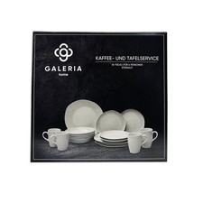 Galeria Home Kaffee- und Tafelservice 16-tlg. Steingut Geschirr Set Küche - Neu