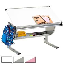 Kinderschreibtisch höhenverstellbar Schreibtisch neigbar Tisch mit Ablage