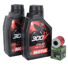 Suzuki RM-Z 250 07-23 / RM-Z 450 05-23 Öl Ölfilter Motul 300V 10w40 Motoröl RMZ