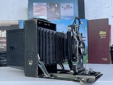 Zeiss Ikon plate camera Plattenkamera Lens Compur Jena TESSAR 13.5cm 1:4.5